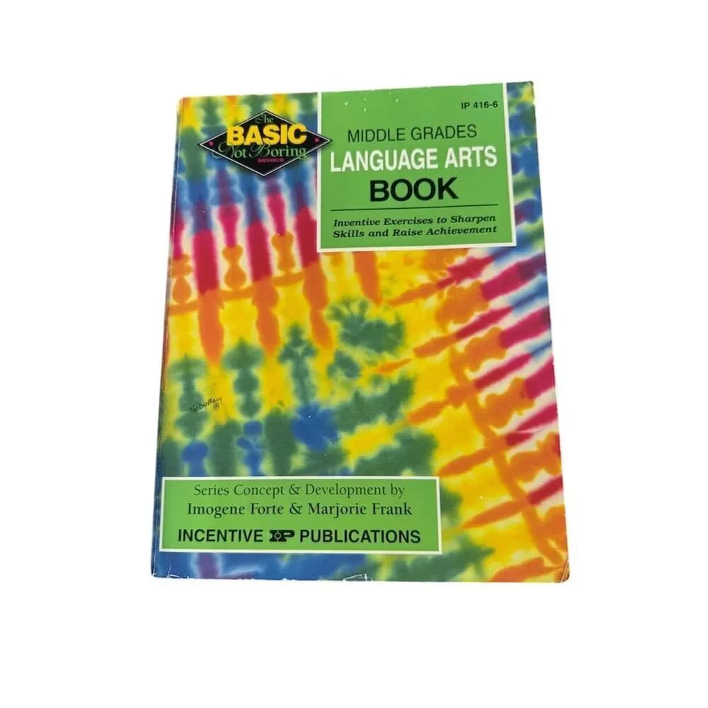 Basic Not Boring Language Arts Workbook Middle School - Picture 1 of 5